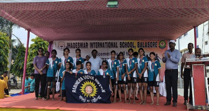 Kho Kho RVN team was champions at CBSE Cluster meet, Balasore in 2024 25